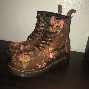Floral Doc Martens